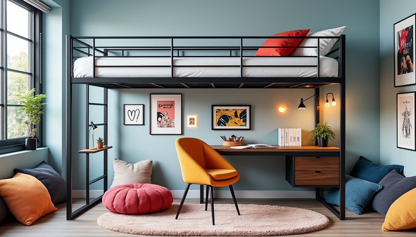 découvrez comment les lits mezzanines allient fonctionnalité et esthétique pour créer un espace de vie idéal pour les adolescents. optez pour une solution pratique et tendance qui optimise l'espace tout en offrant un style moderne à la chambre.