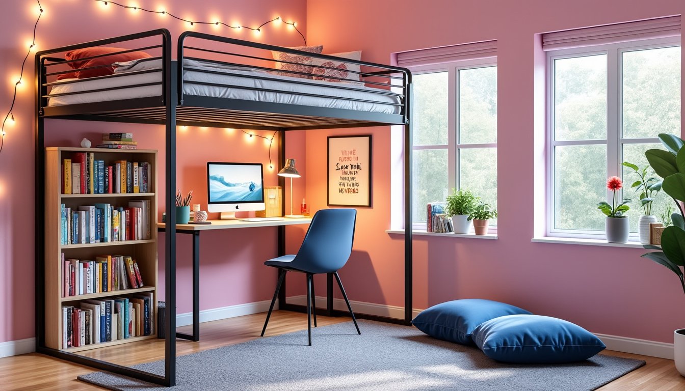 découvrez comment les lits mezzanines allient fonctionnalité et style pour les chambres d'adolescents. idéaux pour optimiser l'espace tout en offrant un coin confortable, ces lits sont la solution parfaite pour allier praticité et esthétique dans la décoration. transformez la chambre de votre adolescent avec une touche moderne et tendance !